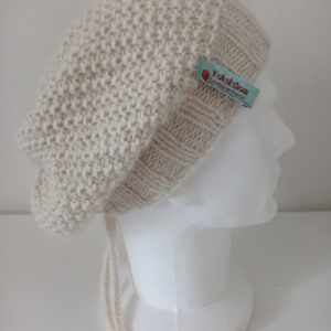 Bonnet en laine d'alpaga - Point de sable