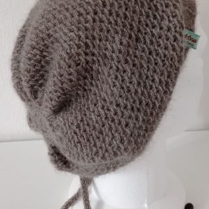 Bonnet en laine de Yak - Point de mousse géant