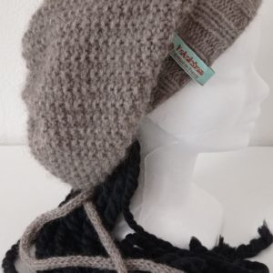 Bonnet en laine de Yak - Point de sable