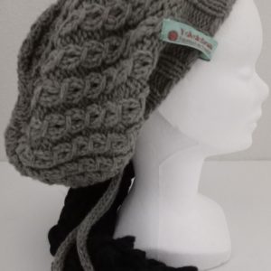 Bonnet en laine de Mérinos - Point de petites cordes